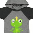 thumbnail image 4 of Inktastic Cute Frog, Green Frog, Frog Prince, Crown Boys or Girls Baby Bodysuit, 4 of 5
