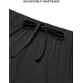 thumbnail image 4 of Pantalones cortos de pijama para mujer, paquete de 2 pantalones cortos de bambú para dormir, pantalones cortos para dormir para mujer S ~ XL Ormromra CJWUS-3823, 4 of 7