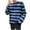 1 Blue, variant on Oversized T Shirt Men Smart Casual Long Sleeve T-Shirts Loose Fit Crewneck Tee Shirt Contrast Stripe Designer Pyjamas Tops Breathable Stretch Tshirts Men's Lounge Wear for Home