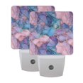 thumbnail image 6 of Yayeee LED Plug in Night Light for The Home with Auto Dusk to Dawn Light Sensors, 2 Pack, Pink Marble Pattern, 6 of 6