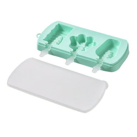 

RnemiTe-amo Deals！Silicone Ice Pop Molds，Ice Cube Tray Mold Handmade DIY Silicone Ice Cream Making Ice Box Popsicle