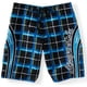 thumbnail image 1 of Aeropostale - Pantalones cortos de surf para playa para hombre, color negro, 36, 1 of 1