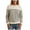 White, variant on Women's Striped Sweater Crew Neck Long Sleeve Loose Fit Casual Pullover Top