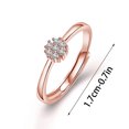 thumbnail image 5 of Anillos para mujer, regalos para mujer, circonitas cúbicas para compromiso, boda, accesorios de joyería, anillo para mujer y niña., 5 of 5