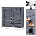 thumbnail image 6 of Ktaxon 6 Tiers 36 Pairs Shoe Rack Shoe Shelf Shoe Storage Cabinet Organizer Space Saving Shoes Tower with Dustproof Cover Closet for Entryway Bedroom Living Room, Free Standing, Multiple Colors, 6 of 12