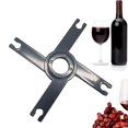 thumbnail image 3 of Soporte para copas de vino, estante para vino de encimera, estante de secado al aire, soporte creativo para botellas de vino, organizador de, 3 of 6