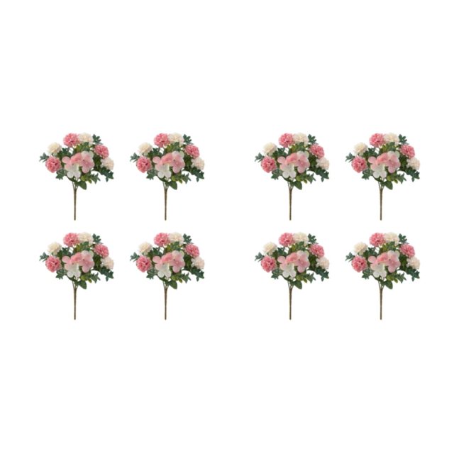 Guardoinrt 4pcs Good Hand Feeling Artificial Flowers With Good Texture For Sensory Delight For DIY Silk Home Decoration Party Decor Pink 2Set