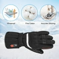 thumbnail image 5 of Savior Heat Rechargeable Motorcycle Gloves Battery Heated Winter Gloves with Hard Knuckles Protection for Men Women Motocross, BMX ATV MTB Cycling, Road Racing (7.4v 2200mah ), 5 of 8