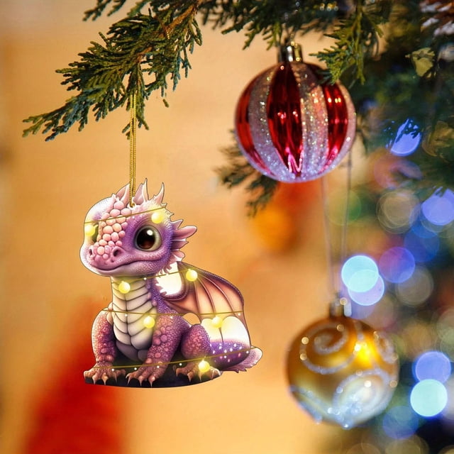 Fiesta Navidad Lindo Bebé Volador Navidad Forma Única Árbol de Navidad Decoración Colgante