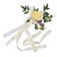 thumbnail image 2 of Flor de la silla de la boda, flor de la silla de la boda decoración nórdica de la silla de la boda flores artificiales de la silla de la boda diseño revolucionario, 2 of 8
