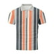 thumbnail image 3 of Mens Manga Corta Botón Abajo Camisas con Bolsillo Pulover Botón de Impresión de la Camisa de Solapa de Poliéster Cuello de Vuelta, Blusa Casual para Hombres, 3 of 5