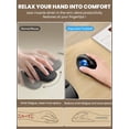 thumbnail image 3 of Ratón Trackball Inalámbrico SABLUTE Ergonómico Bluetooth Azul, 3 of 8