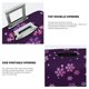 thumbnail image 3 of Fotbe Purple Snow Flakes Funda Protectora para Equipaje, Antirrayones y Resistente a la Suciedad, Compatible con Maletas de 18 a 32 Pulgadas-Small, 3 of 7