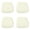 Beige, variant on 2-6PC Elastic Dining Chair Seat Covers Polyester Stretch Universal Anti Slipcovers, Washable Removable Stretch Chair Seat Covers for Home Kitchen Restaurant Wedding Dining Room Decor
