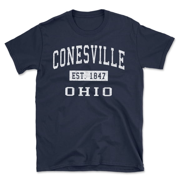 Conesville Ohio Classic Established Men's Cotton T-Shirt