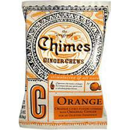 China Ginger - Ginger Chews Orange Chimes 5 oz Bag