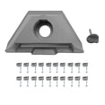 thumbnail image 2 of Adaptador De Poste De Montaje Satelital, Kit De Montaje Satelital Compatible Con ángulo De Instalación De 8 Grados Garantiza Una Señal Estable Para Postes De 21 Mm A 25 Mm, 2 of 7