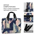 thumbnail image 4 of FORMRS 16" Laptop Bag Carrying Sleeve Case with Handle Travel Shoulder Briefcase, Pink Stripes, 4 of 8