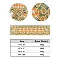 thumbnail image 6 of Xipuska Sunflower Bed Runners for Queen Size Bed, Decorative Bed Throws for Foot of Bed, Orange Buffalo Check Gnomes Bee Butterfly Bed Runner Sofa Throw Bedding Scarf Protector Slipcover for Bedroom, 6 of 6