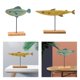 thumbnail image 1 of Adorno de de madera de 2 piezas, decorativo independiente para restaurante, cafetería, hogar, dormitorio, decoración para sala de estar, regalo Estilo A Macarena Decoraciones de escritorio, 1 of 8