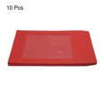 thumbnail image 3 of Unique Bargains A4 Clear Single Sided Mailing Photos Full Face Window Envelopes, Red 10 Pack, 3 of 5