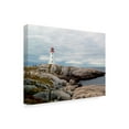 thumbnail image 2 of Trademark Fine Art 'Peggys Cove Lighthouse' Canvas Art by J.D. Mcfarlan, 2 of 3