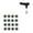 Gray, variant on 16Pcs Golfs Shoe Spikes Replacement Cleats Pin Fast Twists Turn Screw Studs Nonslip Golfs Shoes Pin Easy to Use