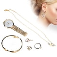 thumbnail image 2 of Ring Precise Timing Earrings Ring Necklace Gold Watch Earrings Bracelet Beautiful Girls For Most Women ANGGREK Otros, 2 of 8