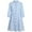 FY1_Sky Blue, variant on Meichang Summer Dresses for Women 2025 Button Down Plaid Shirt Dress 3/4 Sleeve V Neck Ruffle Tiered Dresses Casual Loose Fit Mini Dresses