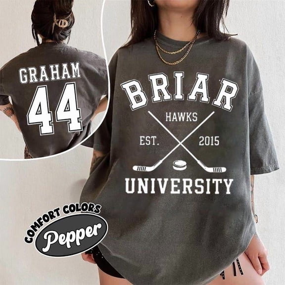 Briar University Graham! 44 Shirt, vintage Crewneck, Hockey Romance Shirt, Briar shirt