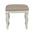 thumbnail image 2 of Liberty Furniture Tabouret de Coiffeuse Blanc Antique Magnolia Manor, 2 of 5