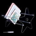 thumbnail image 1 of Acrylic Vinyl Record Storage Holder Clear Acrylic Vinyl Record Storage Organizer Desktop Acrylic Vinyl Records Holder for Records Collector Store Home or Office, 1 of 4