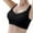 Black, variant on Lixiuxyad Pads for Sports Bras Women's Thin Seamless Vest Soft Support Large Chest Small Half Fixed Cup Breathable Bra
