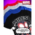thumbnail image 3 of T-Shirt Marvel Spider-Man Garçons Lot de 4 Spider-Verse Taille 5-6, 3 of 7