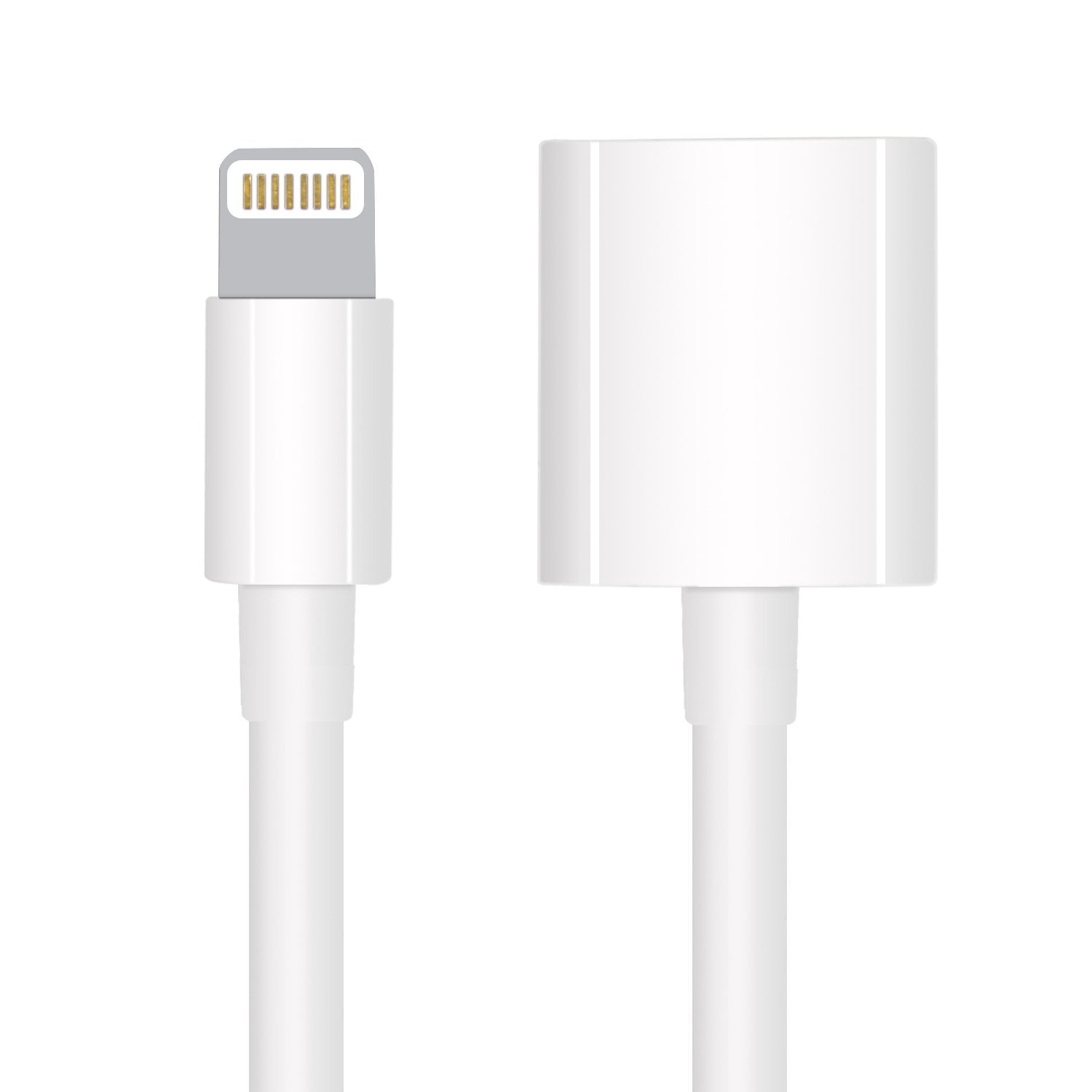 TechMatte Apple Pencil Charging Adapter for iPad Pro Male to Female Flexible Connector 3.5 Inches