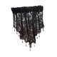 thumbnail image 5 of Cenefa de cuentas para ventana, cortina de cocina, elegante, ligera y decorativa. Negro, 5 of 9