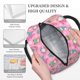 thumbnail image 3 of Fotbe pink Holiday Joy Bolsa de Almuerzo con Estampado, Lonchera Aislada, Contenedor de Comida Reutilizable Tipo Cooler a Prueba de Fugas, 3 of 6