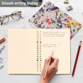 thumbnail image 4 of FORMRS 1-Subject Spiral Notebook 8" x 5" College Ruled 60 Refillable Sheet A5 Hard Cover, 2 Pack, Purple Floral Pattern, 4 of 7