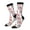 3 Black, variant on Elephant Print Adult Socks for Men & Women,Calf Socks, Ankle Socks,Boots Socks,Breathable Casual Sock,Unisex Crew Socks