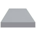 thumbnail image 6 of moobody 4 Piece  Shelves MDF Wall Mounted Shelf Photo Display Stand Storage Rack Gray for Living Room, Bedroom, Bathroom, Home, Office Decor 35.4 x 9.3 x 1.5 Inches (L x W x H), 6 of 7