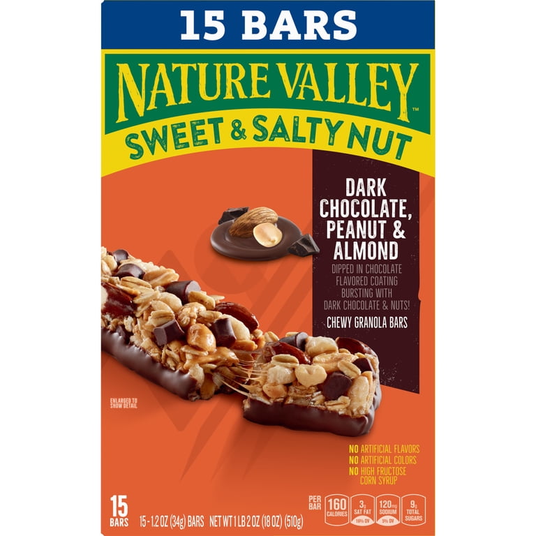 Nature Valley Sweet and Salty Nut Bars Dark Chocolate Peanut