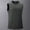 Dark Gray, variant on Men'S Solid Color Sleeveless Tank Top Breathable Mesh Athletic Shirt With Reflective Stripes For Running Workout Gym And Daily Training Activities Tank,Army Green,XXL