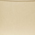 thumbnail image 4 of HomeRoots 470215 16 in. Throwback Oval Linen Lampshade Parchment Beige, 4 of 7
