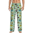 thumbnail image 5 of Mens Pajama Pants, Green Cute Avocado Soft Sleep & Lounge Pants for Men, Cuteness Casual PJ Bottoms Pants with Pockets, 5 of 7