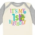 thumbnail image 4 of Inktastic Cute First Birthday Monster 1 Year Old Boys or Girls Long Sleeve Baby Bodysuit, 4 of 5