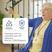 Nomo Smart Care 24/7 Medical Alert System with Fall Detection, Motion Sensors, and 911 Dispatch