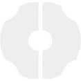 thumbnail image 4 of 18"OD x 5"ID x 6 1/4"C x 1"P Percival Architectural Grade PVC Contemporary Ceiling Medallion, Two Piece, 4 of 11