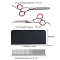 thumbnail image 2 of DISEN 4Pcs/set Safety Pet Grooming Scissors Round Head Professional Stainless Steel Scissors for Cutting Dog Hair Pets Shears Animal Cutter, 2 of 8
