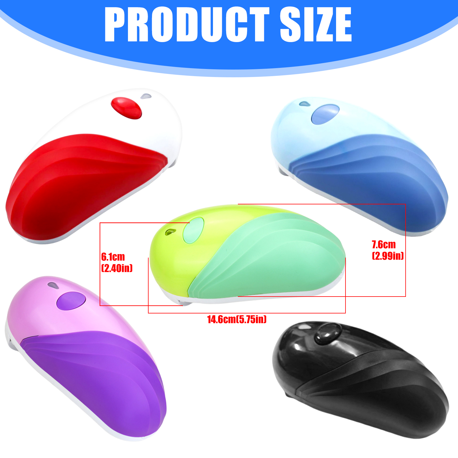 Powered Jar Opener For Multiple Lid Size Plastic Construction Can Opener Ideal For Travel And Daily Use