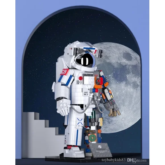 Wholesale Custom Bearbrick bricks Building Blocks Model Minifigs Astronaut Assembled Toys For kids Semi perspective Mechanical Home Accessories Gift